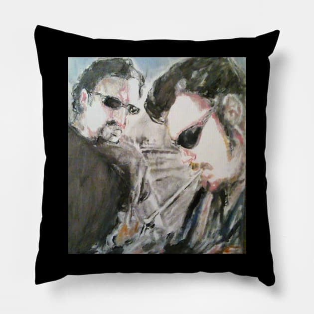 that a big enough joint Rick? Pillow by Mike Nesloney Art