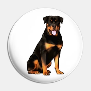 Rottweiler Dog Rottie Pin