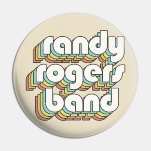 vintage color Randy Rogers  Band Pin