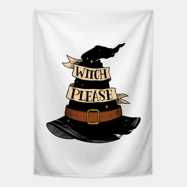 Witch, please Tapestry by OccultOmaStore