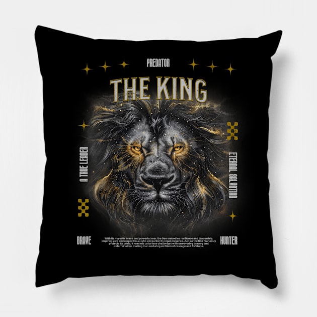 Eyes of a King Pillow by Klover