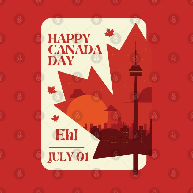 Happy Canada Day July 01 Eh! by Mission Bear