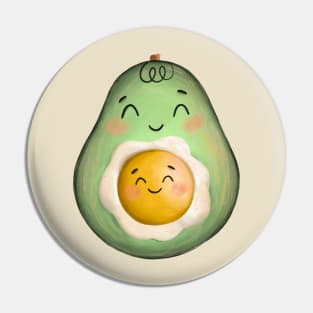 Avocado Egg Pin