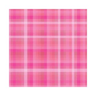 Pale Pink Plaid T-Shirt