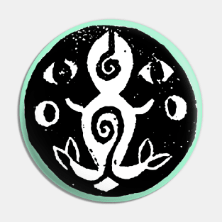 The Empress Triple Moon Goddess Arcana Pin