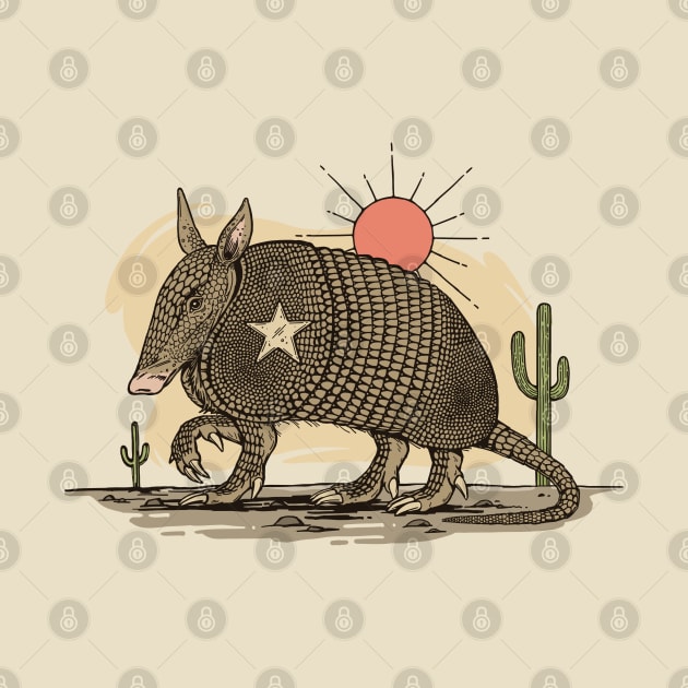 Texas Armadillo by Dima Kruk