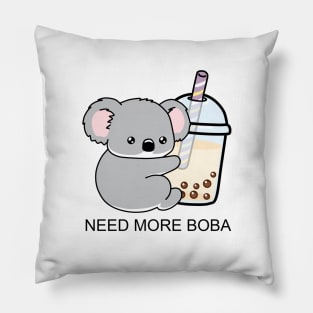 Little Koala Loves Boba A Lot! Pillow