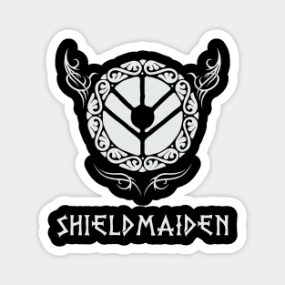 Shieldmaiden Lagertha White Shield Magnet