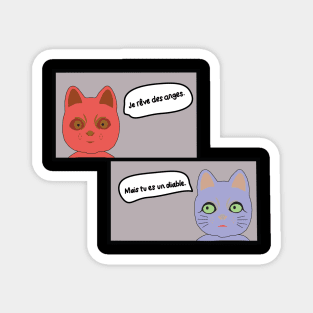 Cat Conversation Magnet