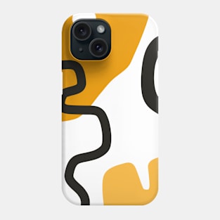 Minimalist Yellow Abstract Phone Case