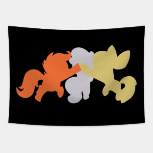 Cutie Mark Crusaders Silhouette Tapestry