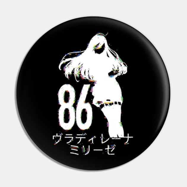 ES18 Glitch Lena / Handler One 86 Eighty Six Dope Black and White Anime Girls Characters Minimalist Silhouette Wallpaper with Vladilena Milize Japanese Kanji Letters x Animangapoi August 2023 Pin by Animangapoi