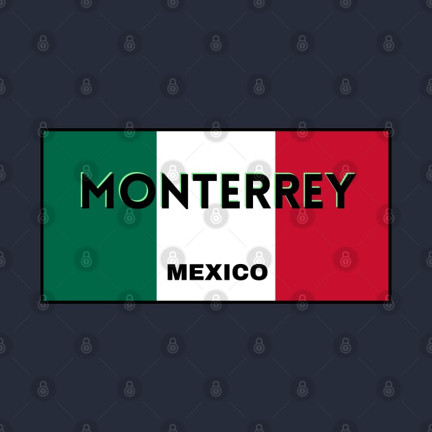 Monterrey City in Mexican Flag Colors by aybe7elf