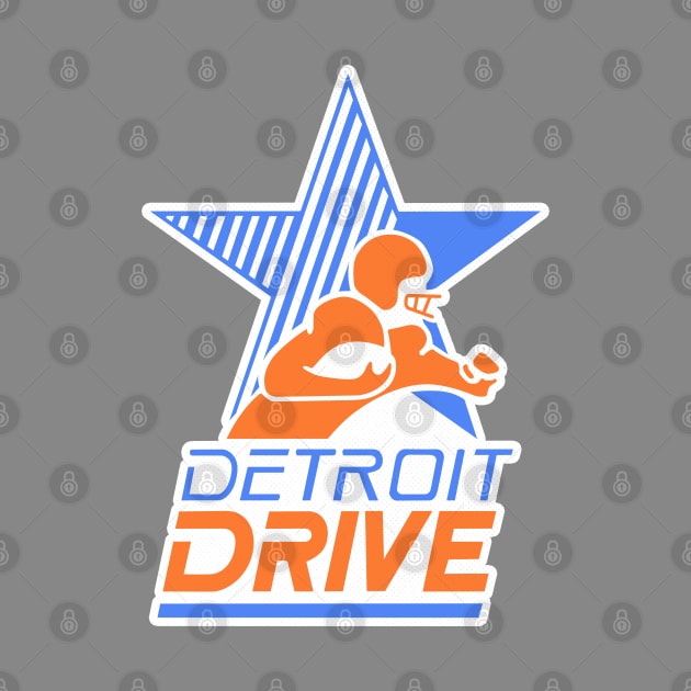 Defunct Detroit Drive Football by LocalZonly