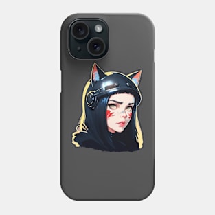 Black Cat Vintage 1 Phone Case