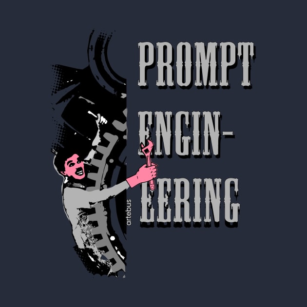 prompt engineering_ comedian by artebus