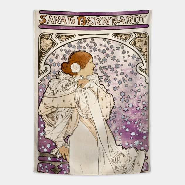 Art Nouveau 1920s Art Tapestry by AlondraHanley