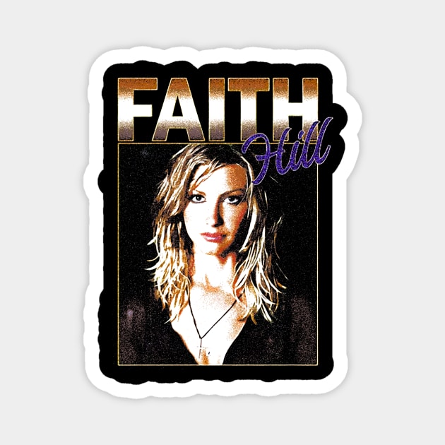 Faith Hill, Vintage, Country Music Singer Magnet by FandiLagi