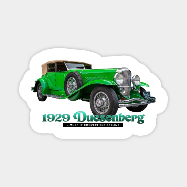 1929 Duesenberg J-Murphy Convertible Berline Magnet by Gestalt Imagery