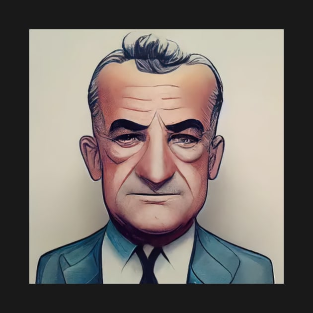 Lyndon B. Johnson | Comics Style by ComicsFactory