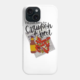 Crawfish & beer Phone Case