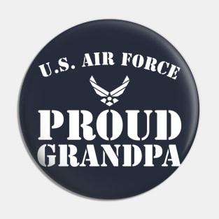 Best Gift for Army - Proud U.S. Air Force Grandpa Pin