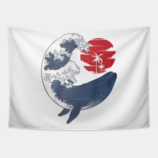 whale paradise Tapestry