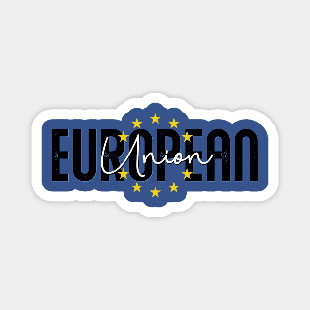 European Union Logo Magnet by BethsdaleArt