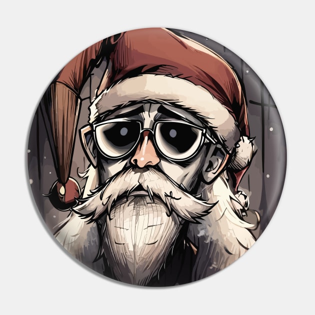 St. Nick Pin by WildChed ArtisTee