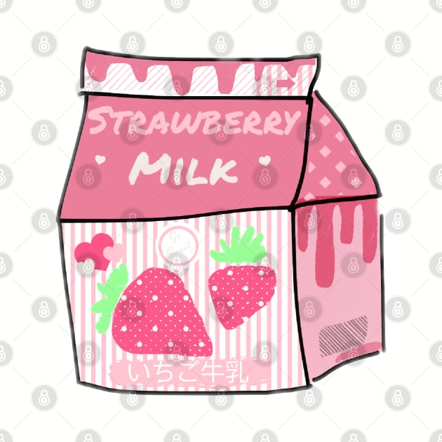 Strawberry Milk by JustNadia