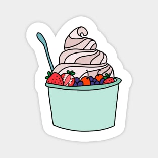 frozen yogurt Magnet