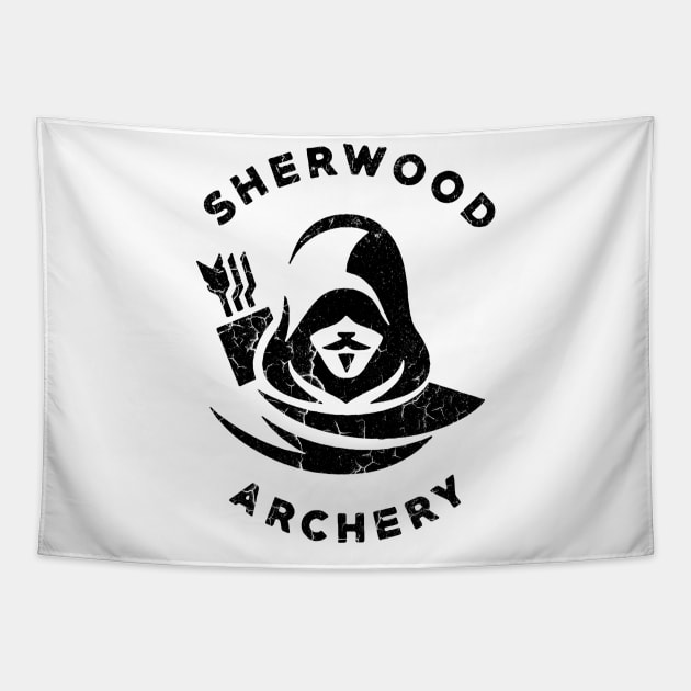 sherwood archery Tapestry by Working Mens College