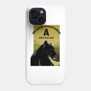 black panther high hill Phone Case