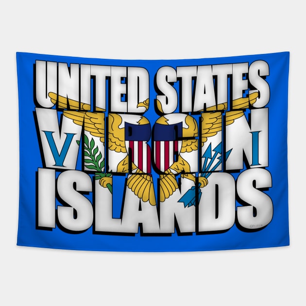 US Virgin Islands Tapestry by SeattleDesignCompany