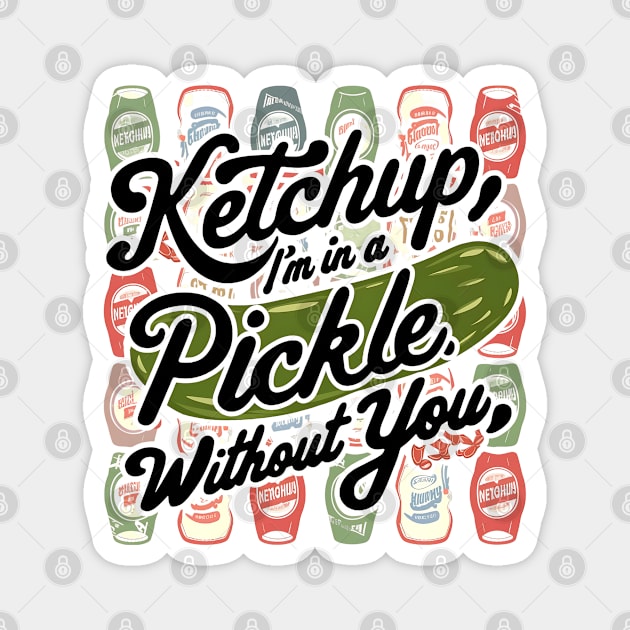 Ketchup Magnet by NomiCrafts