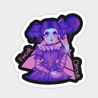 Cute Gothic Lolita Purple Circus Magnet