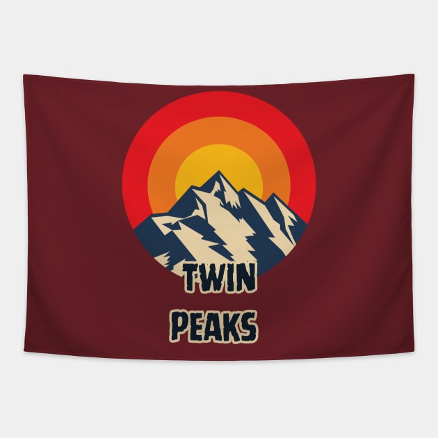 Twin Peaks Tapestry by Canada Cities