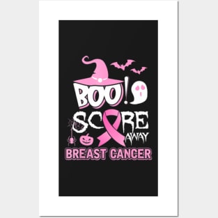 Breast Cancer Awareness Pink Ribbon With Positive Words | Poster