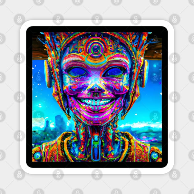 Hyperdimensional Android (6) Magnet by TheThirdEye