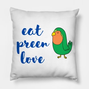Funny parrot quote Pillow