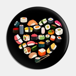 I love Sushi Life is better eating sushi ramen Chinese food addict Pin