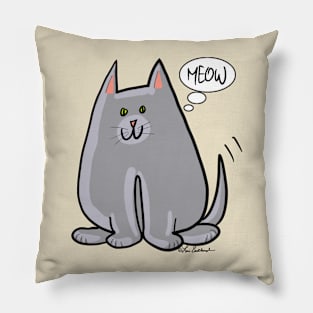 Meow Kitty Pillow