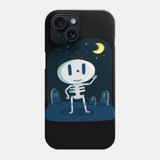 Halloween Skeleton Graveyard [HT] Phone Case