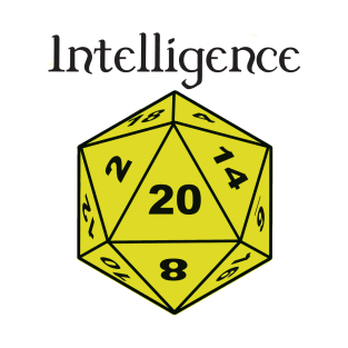 Intelligence Stat D20 T-Shirt