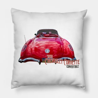 1959 Chevrolet Corvette Convertible Pillow