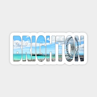 BRIGHTON - England Palace Pier and Wheel Magnet