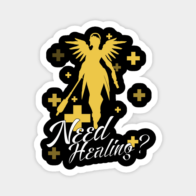 Mercy Overwatch Magnet by Digitalgarz