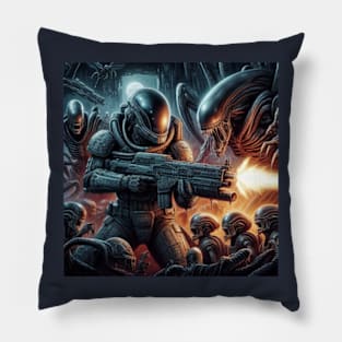 Alien Marine Pillow