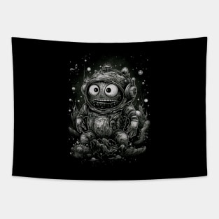 Alien Friend 2 Tapestry