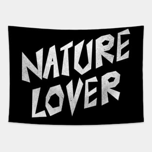 Vintage Nature Lover Typography Tapestry